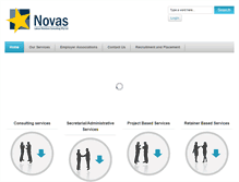 Tablet Screenshot of novas.co.za