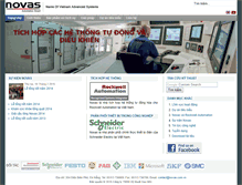 Tablet Screenshot of novas.com.vn